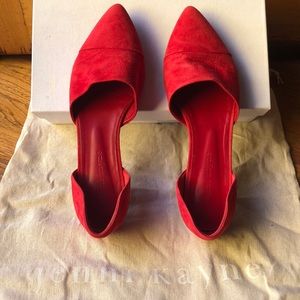 Jenni Kayne Red Tomato D’Orsay Flats